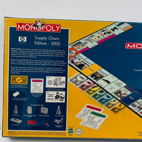 Vintage Monopoly HP Invent Supply Chain 2005 Edition Board Game New Sealed - Picture 6 of 7